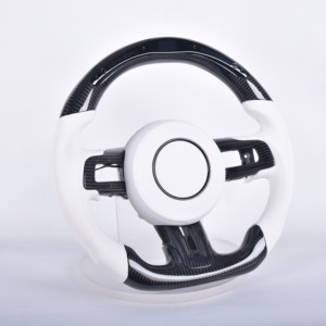 Accesorios Interiores para Automóviles, Volante de Fibra de Carbono para Ford <span class=keywords><strong>Mustang</strong></span> GT <span class=keywords><strong>Shelby</strong></span> <span class=keywords><strong>GT500</strong></span> GT350 2018 2019 <span class=keywords><strong>2020</strong></span> 2021 2022 - Product Image 2