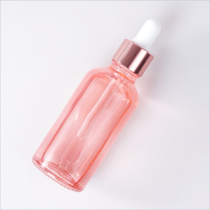 30ml 50ml botella de esencia facial cosmética de vidrio de Color Rosa personalizada botella de cuentagotas de aceite esencial de cabello de lujo vacía personalizada - Product Image 4