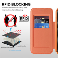 Étui de téléphone magnétique en cuir texturé avec porte-cartes et protection d'objectif pour iPhone 12 13 14 17 Pro Max 15 16 Plus