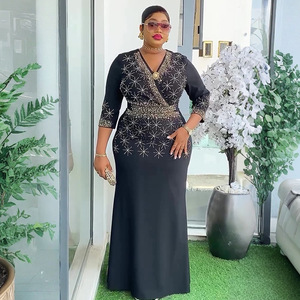Abiti da Festa Africani Taglie Forti per Donne 2026 Nuova Moda Dashiki <span class=keywords><strong>Ankara</strong></span> Abito da Sera Elegante Turco Musulmano Vestito Lungo - Product Image 2