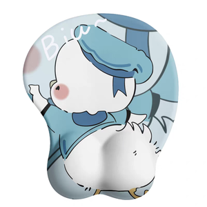 Cute Cat Rabbi Puppy Panda Cartoon Mouse Pad with <b>Wrist</b> <b>Rest</b> - Product Image 2