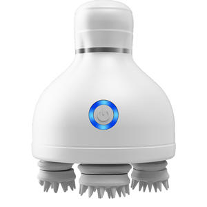 Masseur électrique pour la tête rechargeable en silicone, massage complet du corps pour le visage, le cou et les jambes avec chargement USB - Product Image 4