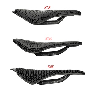 Selle de Vélo ZTTO en Fibre de Carbone Imprimée 3D Super Légère, Rail Creux, pour <span class=keywords><strong>VTT</strong></span>, Gravel, Vélo de Route, avec Coussin Confortable et Respirant - Product Image 1