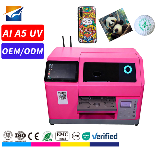 UV Printer A5 UV Printer with 60W Low Power Consumption Best for Long-Time Operation