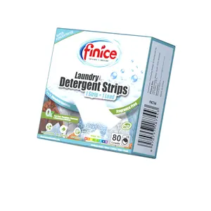 FNC744 Fincie Laundry Strips Eco Friendly Cleaner Detergent Tablets Laundry Detergent Sheets