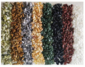 Colorful <strong>River</strong> Crushed <strong>Stone</strong> Gravels for Road Decoration Terrazzo Flooring - Product Image 1