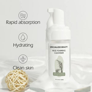 <span class=keywords><strong>Nettoyant</strong></span> pour le visage hydratant naturel de marque privée, nourrissant et contrôlant l'huile, <span class=keywords><strong>nettoyant</strong></span> <span class=keywords><strong>moussant</strong></span> pour le visage à l'eau de riz <span class=keywords><strong>nettoyant</strong></span> <span class=keywords><strong>doux</strong></span> pour le visage - Product Image 2