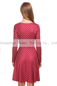 Otoño primavera ropa de mujer de talla grande vestido de cóctel de una pieza - Product Image 2