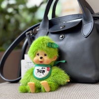Porte-clés en peluche Matcha Fleur de Cerisier pour sac, directement de l'usine de Yiwu, livraison en stock sous 48 heures