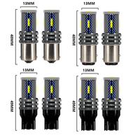 Nouvelles ampoules LED Hyper Flash Canbus 1156 1157 T20 7440 7443 blanches sans erreur pour feux de signalisation et de recul de voiture avec dissipateur thermique