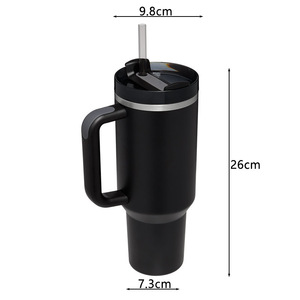 Vaso Térmico <span class=keywords><strong>de</strong></span> Acero Inoxidable <span class=keywords><strong>de</strong></span> 40 oz con Asa, Tapa y Pajita, con Diseño Personalizado <span class=keywords><strong>de</strong></span> la <span class=keywords><strong>Biblia</strong></span> y la Fe Cristiana, Venta al por Mayor - Product Image 4
