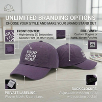 Casquette de baseball en tissu Ripstop de qualité supérieure, à séchage rapide, avec logo personnalisé et emballage de vente au détail pour marque d'extérieur