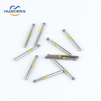 Fraises orthodontiques de haute qualité BR-31EF les consommables de fraises diamantées dentaires de sécurité avancée mèches de routeur à pointe de carbure par Huacera