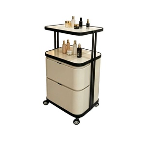 Carrito de Almacenamiento para Salón de Belleza con Cajones y Soporte para Secador de Pelo, Carrito Rodante para Peluquería, Estética, Tatuajes y SPA - Product Image 6