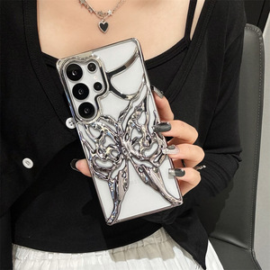 เคสมือถือลายผีเสื้อแบบกลวงสำหรับ <span class=keywords><strong>Samsung</strong></span> A32 <span class=keywords><strong>S32</strong></span>เคสโทรศัพท์ดีไซน์ A56ด้วยไฟฟ้า A55 10C - Product Image 3