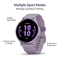 Jam Tangan Pintar Olahraga Garmin Vivoactive 5, Tali Nilon Bernapas, 25mm Dapat Disesuaikan untuk Pria Wanita