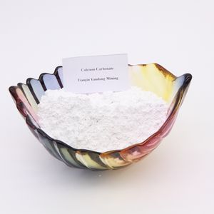 سعر كربونات الكالسيوم لكل طن مسحوق أبيض مصنع CaCO3 للاستخدام الصناعي مورد كربونات الكالسيوم الخفيفة والكثيفة - Product Image 1
