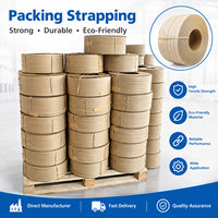 Échantillon Gratuit : Bande de Serrage en Fibre de Papier Biodégradable Écologique Personnalisée pour Emballage de Cartons et Palettes – Taille Sur Mesure