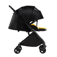 Kereta Dorong Bayi Berbahan Alloy Bersertifikasi CE, Lipat Satu Sentuhan, Portabel untuk Penerbangan, Kanopi Panoramic, Gagang 2 Arah, 360 °   Roda Kejut, 3 Mode