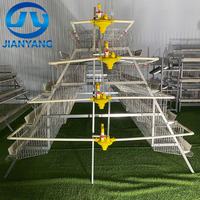 Système de cages automatiques de type A galvanisées à chaud pour l'élevage de poules pondeuses dans les projets d'élevage avicole