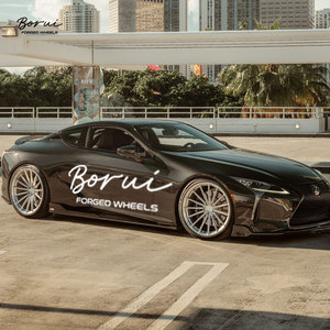 Roues forgées personnalisées avec argent brossé transparent, chrome, poli, couvercle de verrouillage central 19 20 21 22 24 26 pouces de luxe - Product Image 5