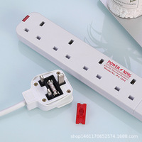 Multiprise parasurtenseur 4 prises norme britannique 13A 250V, rallonge électrique 4 prises CA, alimentation directe usine