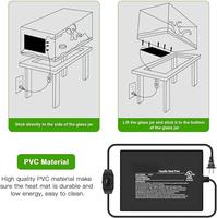 Plaque chauffante infrarouge lointain PTC flexible XHC 6*8 pouces avec prise US, écologique, moderne, pour contrôle de température des reptiles