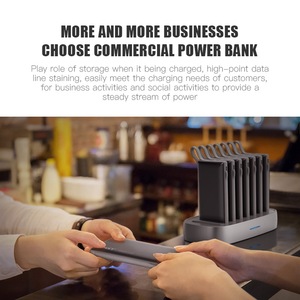 Wst <span class=keywords><strong>Public</strong></span> Sharing Power <span class=keywords><strong>Bank</strong></span> Multi Power <span class=keywords><strong>Bank</strong></span> Station 8 Stuks Universele Draagbare 10000Mah Power <span class=keywords><strong>Bank</strong></span> Voor Coffeeshop - Product Image 5