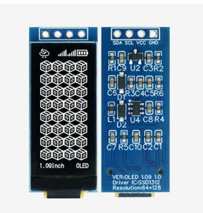 จอแสดงผล OLED ดั้งเดิม 1.1 นิ้ว OLED SSD1312 64X128 ไม้บรรทัดอ้างอิง PCB อเนกประสงค์ V2.6 โมดูล SMD ในตัว - Product Image 2