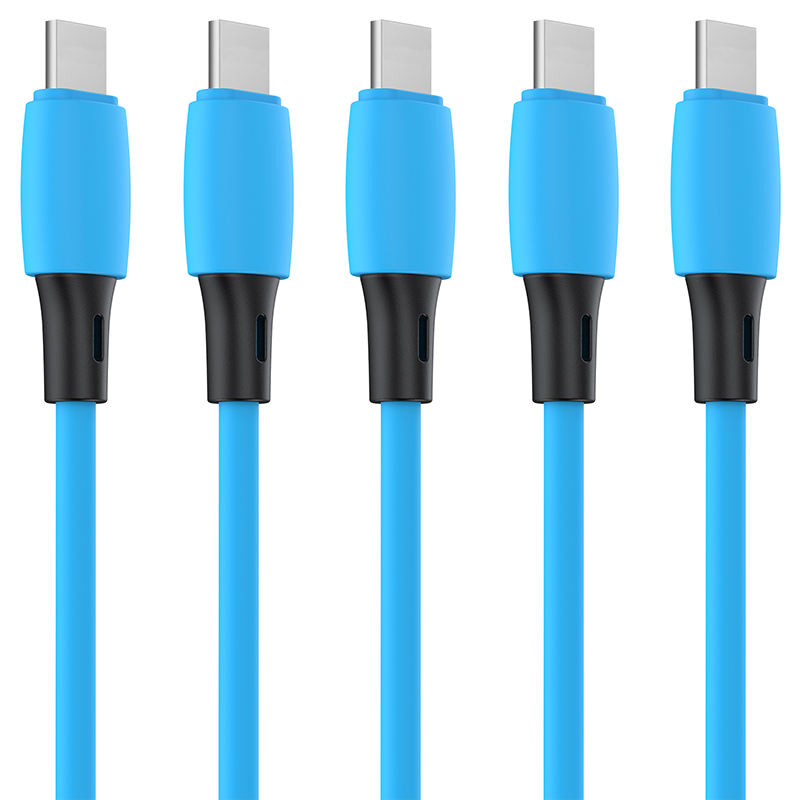 Blue usb data cable