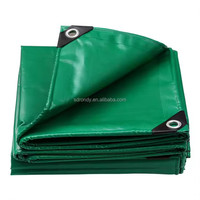 Terpal PVC Berlapis Rondy 350gsm~700gsm Kain Terpal PVC Industri Super Kuat untuk Pintu Gulung/Truk