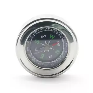 High Quality Metal Stainless Steel Multifunctional Waterproof Portable English Mini Compass For Outdoor Sports