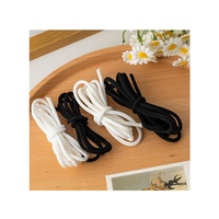 Ceinture élastique extensible unie de couleur personnalisée à âme en caoutchouc pour la couture de vêtements et de textiles de maison (vente en gros)