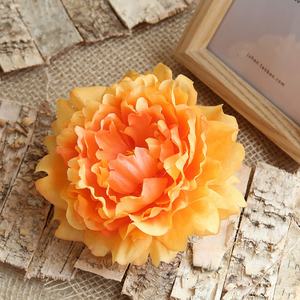 Floristería de 13cm, flores artificiales, flores de seda, flores de tela, cabezas de peonía, flores para decoración de arreglos de boda - Product Image 4