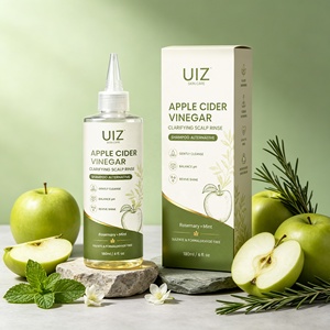 Après-shampoing clarifiant <span class=keywords><strong>au</strong></span> <span class=keywords><strong>vinaigre</strong></span> <span class=keywords><strong>de</strong></span> <span class=keywords><strong>cidre</strong></span> <span class=keywords><strong>de</strong></span> pomme, romarin et menthe, purifiant en profondeur, équilibrant le pH et boostant la brillance des cheveux - Product Image 1