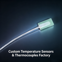 Sonda de Termopar RTD PT100 PT1000 Tipo Brida de Inserción, Resistente a Impactos y Corrosión, de Acero Inoxidable, Bajo Costo, OEM