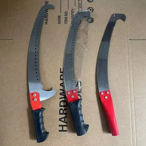 hand garden tools 350mm steel single blade pruning agricultural saw