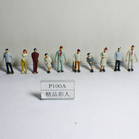 Échelle Z 1/200 modèle blanc arabe peint Figures/échelle architecturale arabe modèles personnes/Architectural Ho échelle personnes humaines