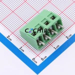 1715048 Screw Terminal Block Through hole Component (THT),P=5mm Connector 5mm Green Through Hole 4P - Product Image 2