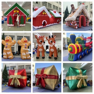 Crèche de Noël gonflable personnalisée, Manger géant gonflable de la Sainte Famille avec 3 Sages Hommes et des moutons pour exposition commerciale en église - Product Image 5