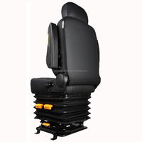 360 °   Siège de conducteur à suspension pneumatique rotative, siège de machine de chantier pour excavatrice, chargeuse, tracteur avec accoudoir et appui-tête OEM