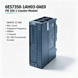 6ES7350-1AH03-0AE0,สำหรับ PLC,SPS S7-300 FM350-1 โมดูลเคาน์เตอร์,อะไหล่ตัวเข้ารหัส 500kHz - Product Image 1