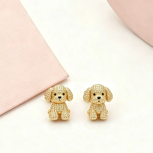<span class=keywords><strong>Conjunto</strong></span> de Joyería de <span class=keywords><strong>Collar</strong></span> <span class=keywords><strong>y</strong></span> <span class=keywords><strong>Pendientes</strong></span> con Diseño de Oso, Bonito Regalo de Moda para Cumpleaños, con Piedra, Venta al por Mayor, Lindo Diseño de Perro Animal - Product Image 4