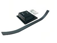 Boîtier double surface en aluminium noir pour connecteurs Anderson 50A 12V, montage vertical