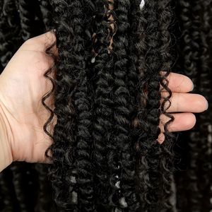 Nueva peluca trenzada africana transfronteriza, atada a mano, de alta calidad, <span class=keywords><strong>con</strong></span> doble hebra, tipo Passion Twist, de seda sintética nacional, sin permanente. - Product Image 3