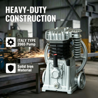 Industrial Portable Compresor De Aire 50 100 Litros Gasoline Engine ITALY TYPE 2065 Pump diesel air Compressor Machine
