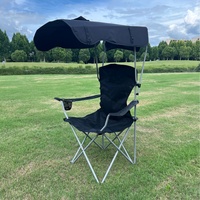 Chaise de camping pliable, chaise de pêche portable, chaise de loisirs d'extérieur pour pique-nique, voyage, camping-car et événements en plein air, vente en gros
