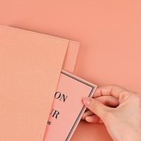 Carnet de notes professionnel de luxe personnalisable A5, couleur Morandi, agenda de bureau, papier sérigraphié, PU A4 A6 B5, impression de logo