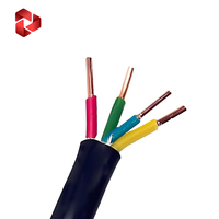 Câble de commande flexible en PVC conforme RoHS, fil de cuivre nu à simple brin pour équipement électrique industriel