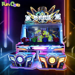 Công viên giải trí 6 trong 1 Đồng xu Mô phỏng trò chơi bắn súng máy cho cha mẹ và trẻ em Arcade nước bắn súng Trò chơi giao diện điều khiển - Product Image 2